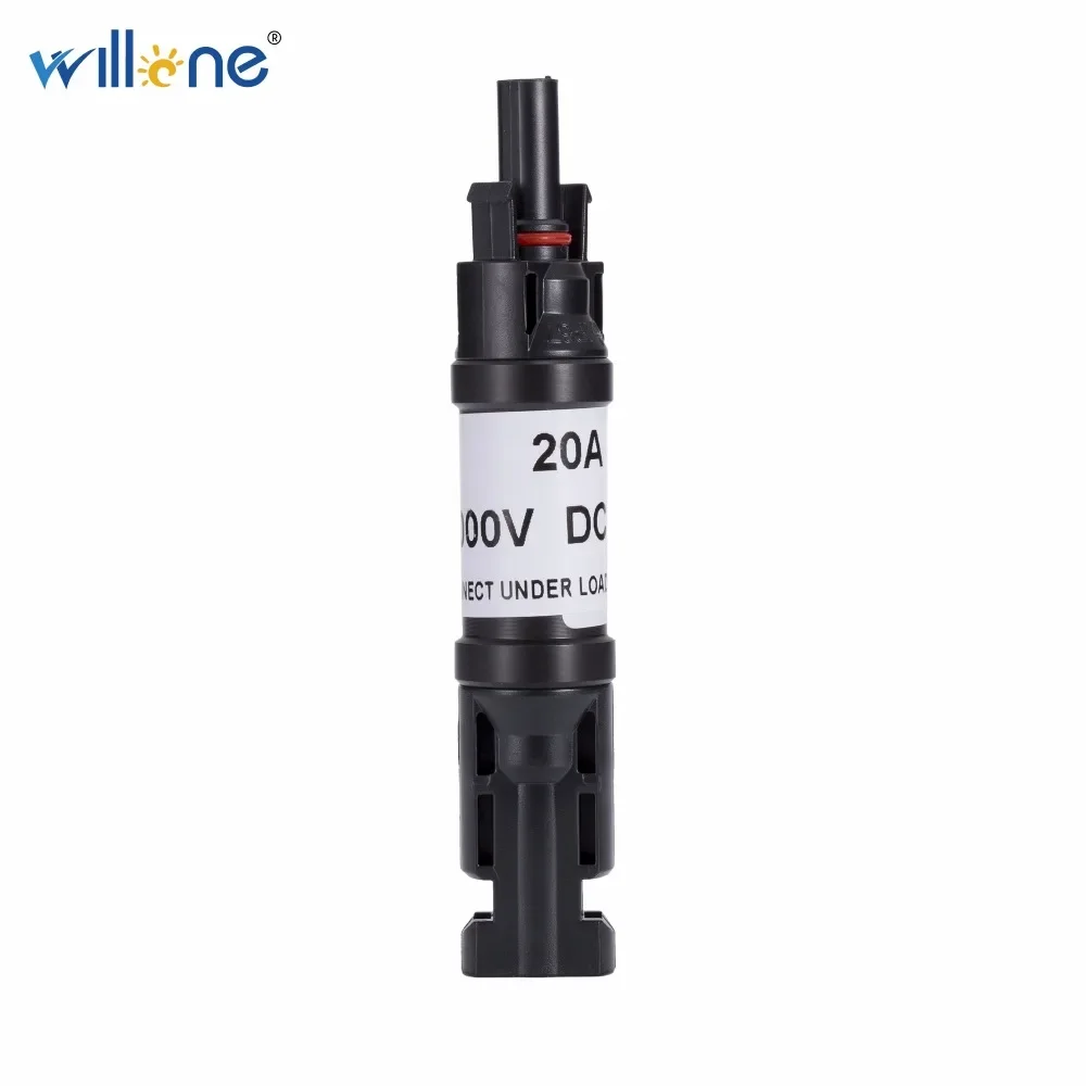 

Willone 10pcs free shiiping IP67 20A DC1000V Solar diode connector holder for solar system