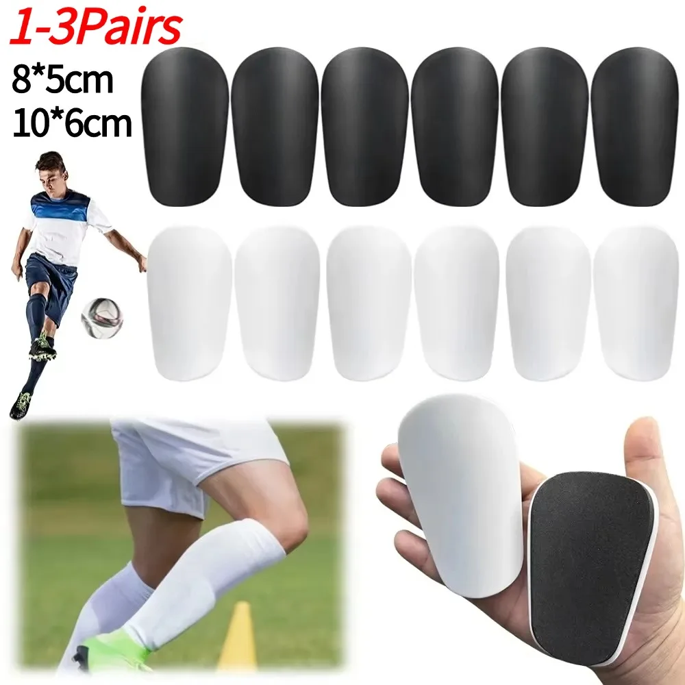 1-3 Pares de Caneleiras Pequenas de EVA para Homens, Mulheres e Crianças, Protetores de Perna para Futebol, Equipamentos de Proteção Esportiva