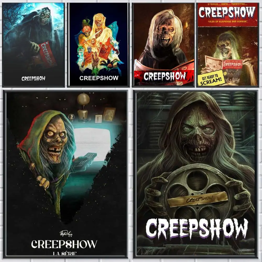 tv series C-Creepshow-W Poster Peel and Stick Wall Art for Cafe Office Bar and Home Decoration