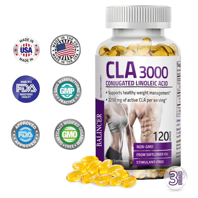 CLA 3000 - Healthy Weight Management Maintain Arterial Elasticity, Promote Blood Circulation and Strengthen Immune Function