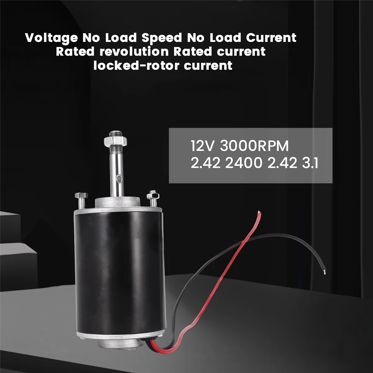 Xd-3420 30W haute vitesse Cw/Ccw en continu aimant moteur à courant continu pour générateur de bricolage (DC 12V 3000 tr/min)