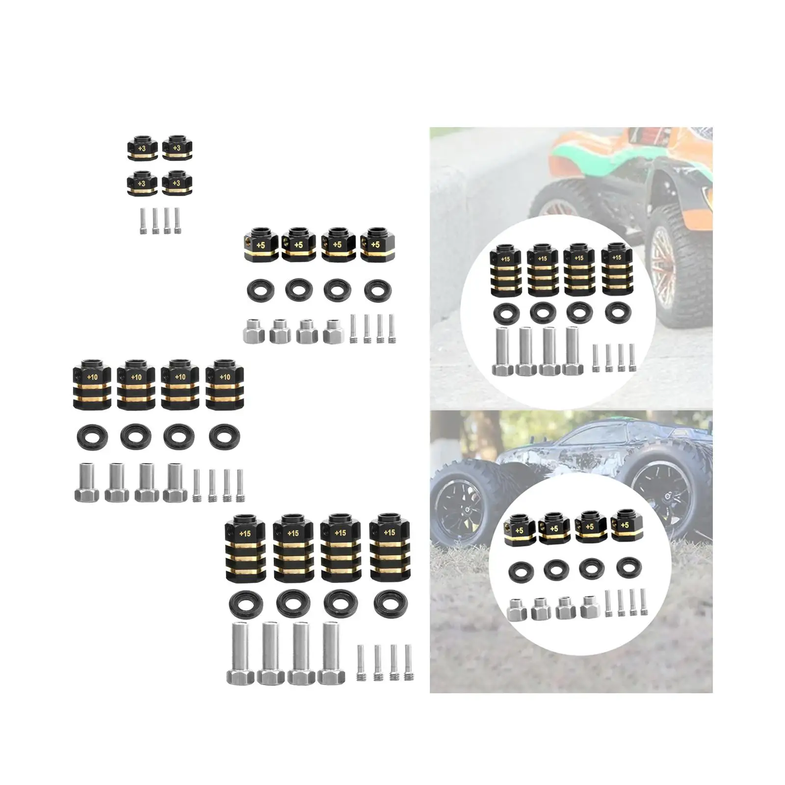 RC 자동차 커플링 교체 부품 설치가 용이함 내부 직경 6mm RC 차량용 전문 수정 RC 자동차 부품