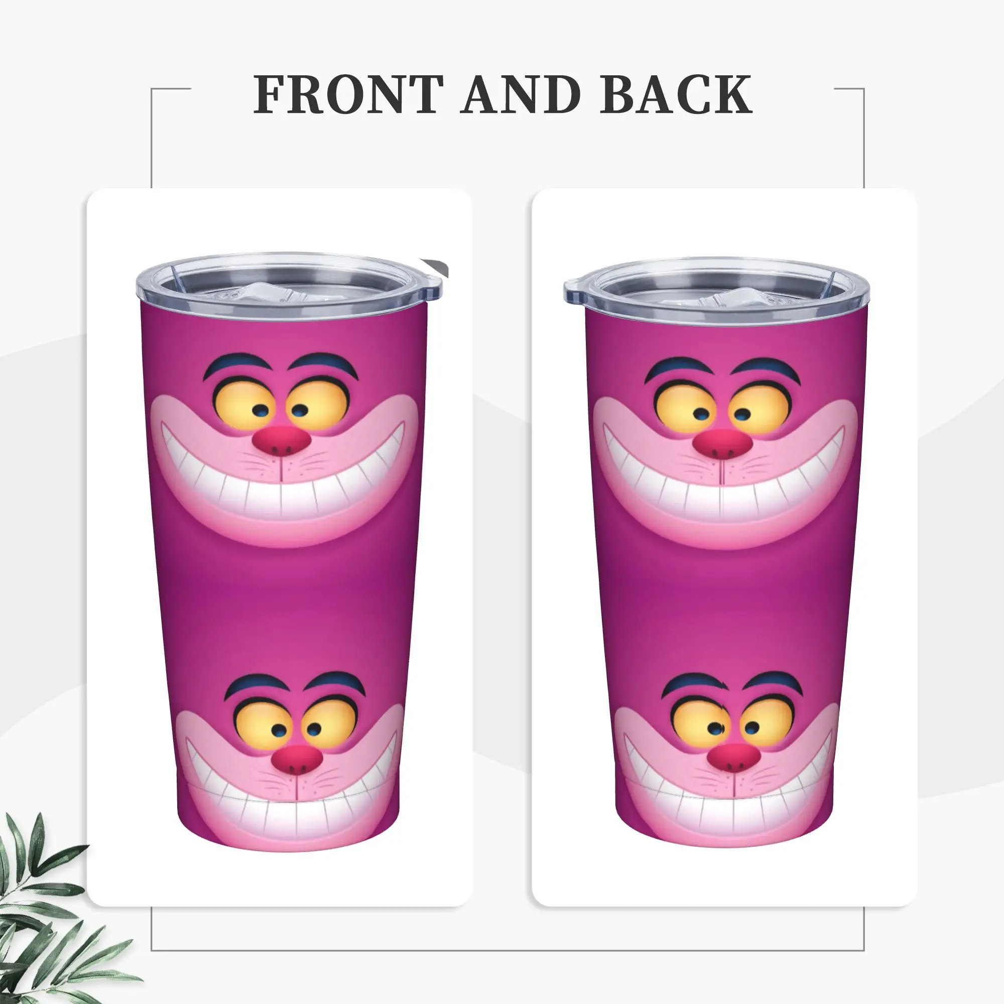 

Стакан из нержавеющей стали, кружки A-Alice in Wonderlands с соломинкой, бутылка для воды для путешественников, холодных напитков, большая термокружка