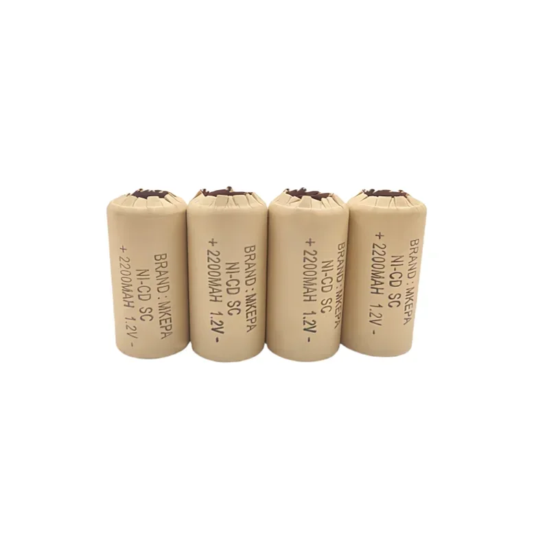 Batteria SC NI-CD da 2200 mAh 1,2 V adatta per sostituire le batterie al nichel-cadmio come cacciaviti elettrici e utensili elettrici