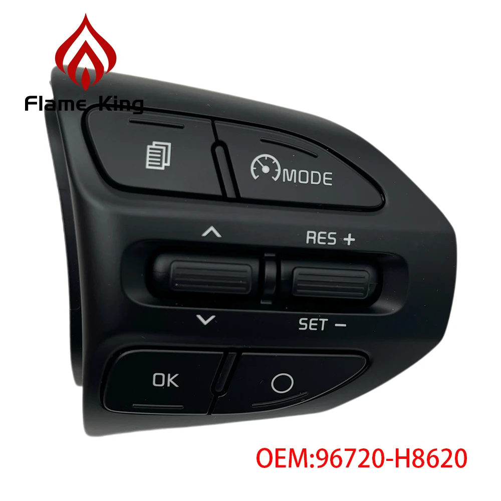 Flame king For Kia K2 RIO X-LINE 4 Original parts Multifunction Steering Wheel Bluetooth Fixed Speed Cruise Control Switch