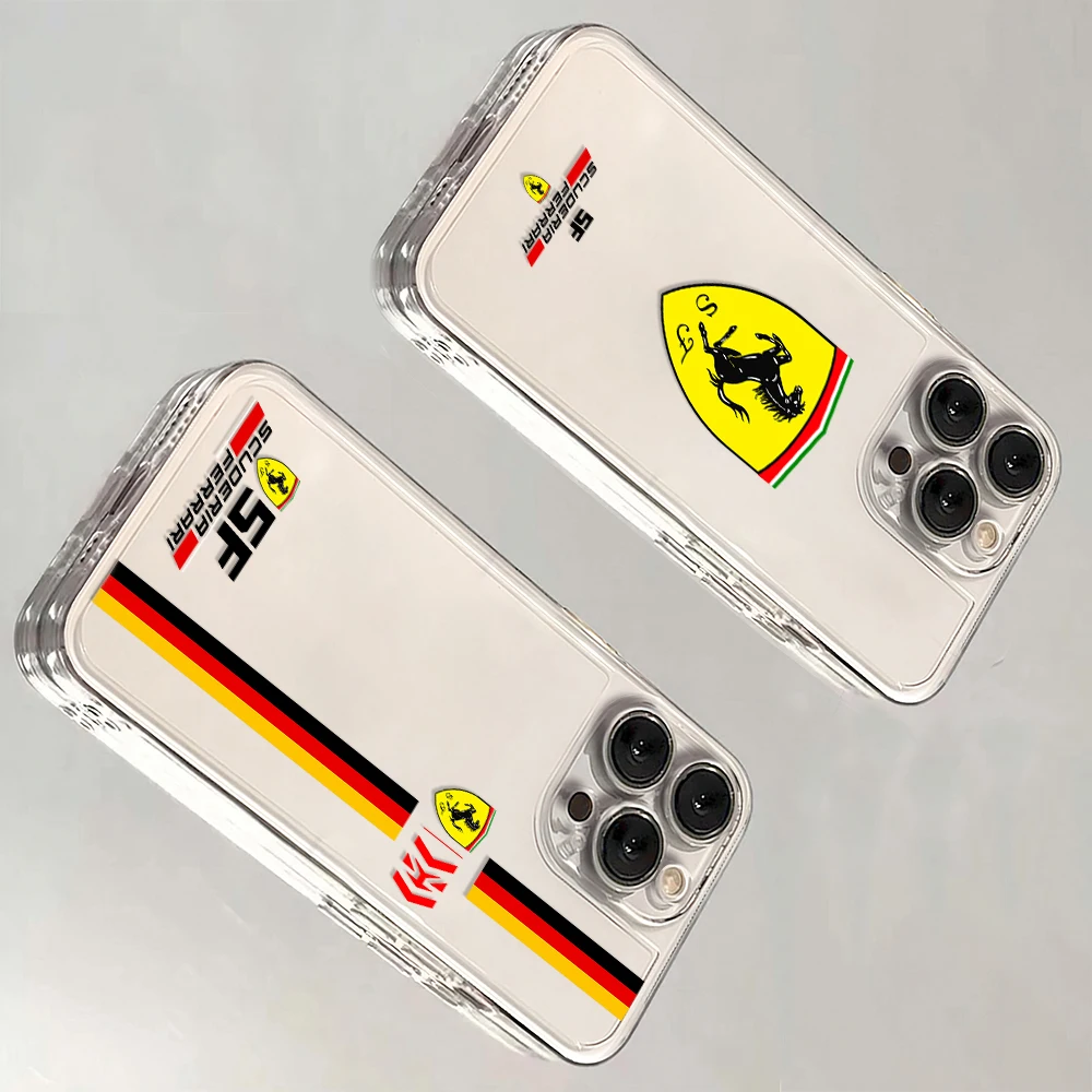 Phone Case For-f1 racing ferraris-iPhone 16 15 14 13 12 11 Mini Pro Max X XR XSMax 8 Plus SE20