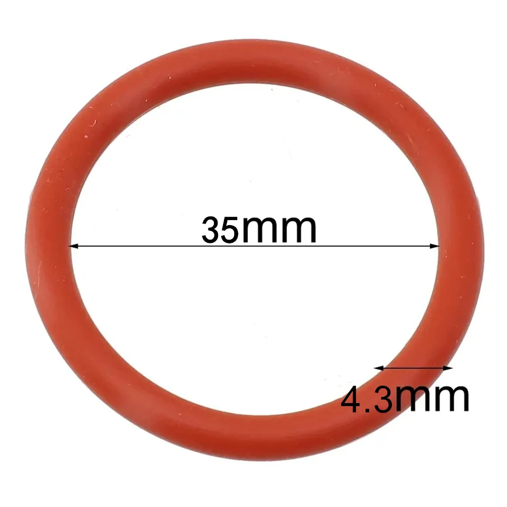 10 قطعة CS4.3mm سيليكون يا خاتم ل ديلونجي القهوة 43.6*35*4.3 ملليمتر O-حلقة VMQ طوقا سمك الختم 4.3 مللي متر أورينج المطاط الأحمر #2