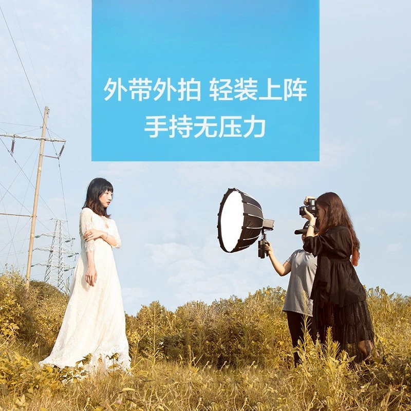 60W softbox diffuser photography light accessory is portable and quick to install and store