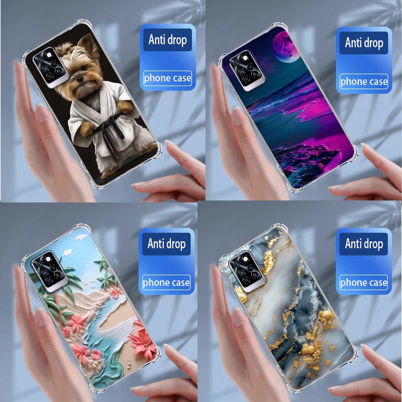 For Cases infinix Note10 Pro/X695 Cover Soft Silicone transparent TPU Phone Case Coque Capa Bumper