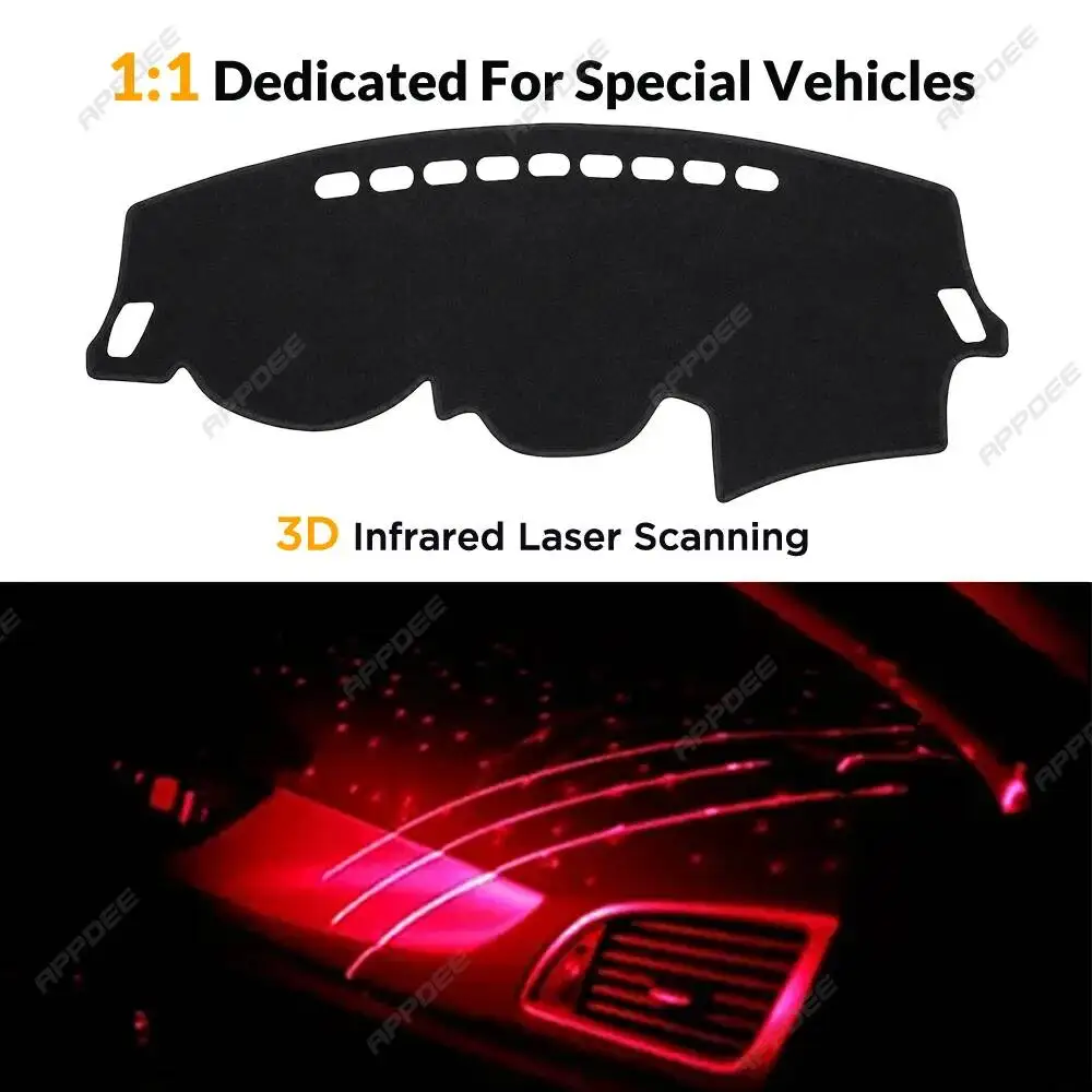 APPDEE For Changan CX70 2016-2019 Car Dashboard Cover Dash Mat Anti-UV Sunshade Non-Slip Carpet Interior Accessories