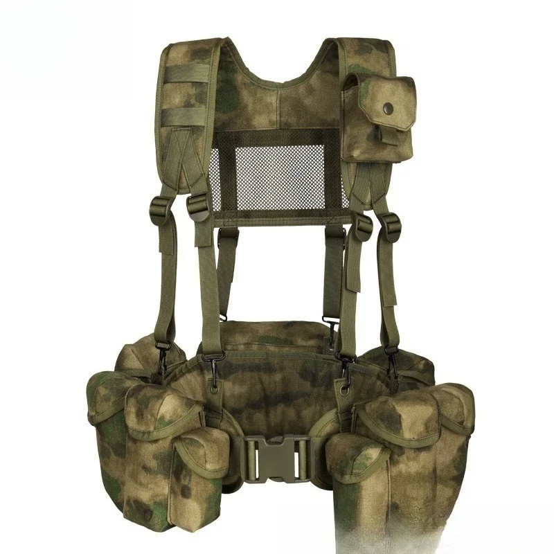 Nylon belly pocket field wear-resistant breathable camouflage tactical vest