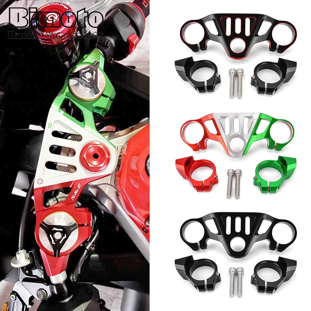 

RS 660 RS-660 Motorcycle Top Triple Clamp CNC Aluminum Upper Fork Holder Panel For Aprilia RS660 2021 2022 2023