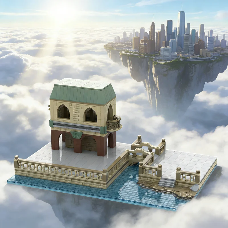 

1373pcs MOC Star Battle The Stars Plaze Diorama Model Building Blocks Architecture Toy Idea Christmas Gifts Education Brick Kids