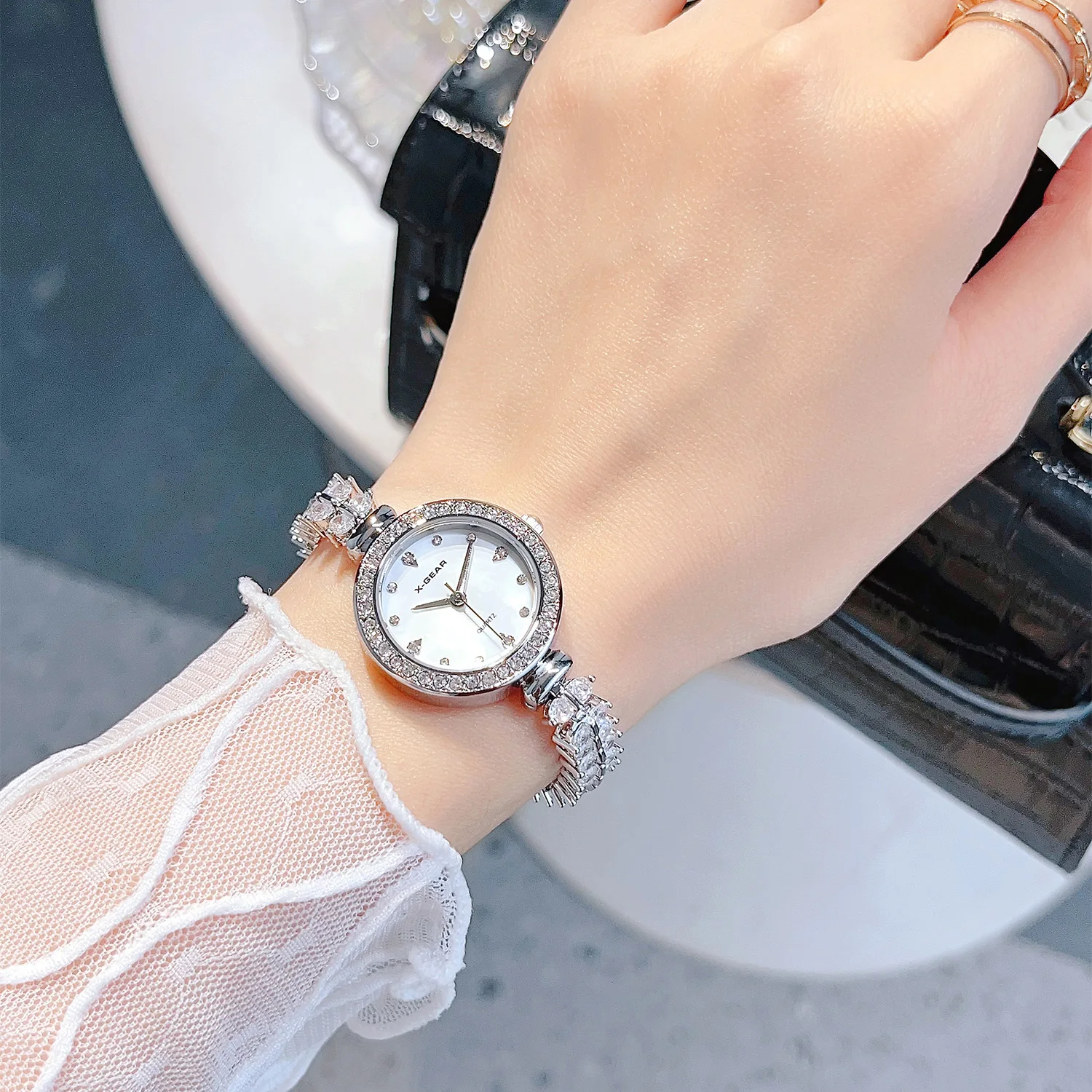 X-GEAR Mermaid Watch Women's High-end Small Dial Luxury Wristwatch for Girlfriend, Multiple Colors Available