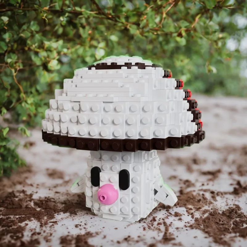 

479PCS Pokémonese Series Foonguss Cute Grass-type Pokémonses Moc DIY Education Model Building Blocks Anime Merchandise Toy