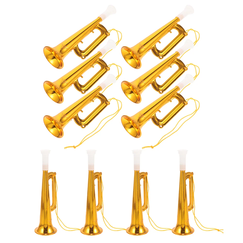 

15pcs Plastic Trumpet Noisemakers Clear Sound Lightweight Party Favors Kids Instruments Birthday Sports Events Mardi