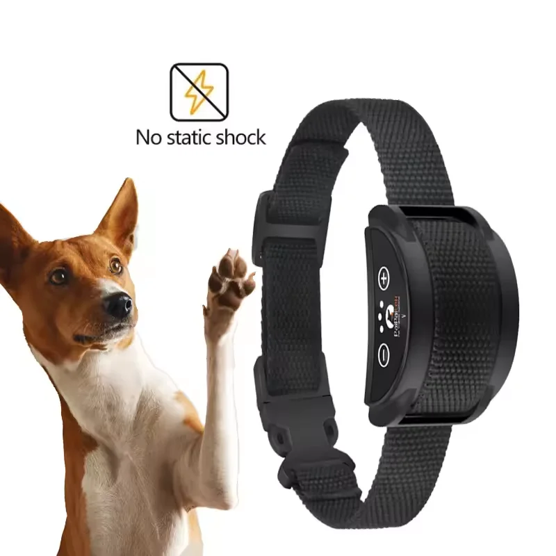 

Ошейник для дрессировки собак против лая, вибрационный, перезаряжаемый, без электрошока, для собак, электрический ошейник