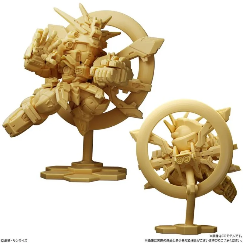Schnelle Lieferung Bandai Anime KUNSTSTOFF MINI KIT Shokugan Superior 01 Wing Gundam Null Gott Gundam Original Modell Spielzeug Action Figur