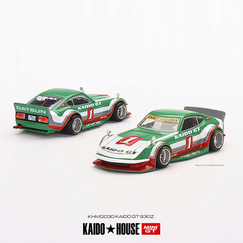 

MINIGT+KAIDO 1:64 Model Car Fairlady Z GT V1 Alloy Open Hood Collection Gifts #KHMG030