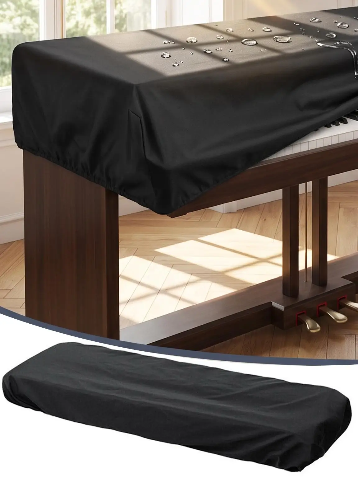 61/88 Keys Piano Keyboard Dust Covers Digital Electronic Piano Waterproof Protective Cover Musical Instrument Accessories