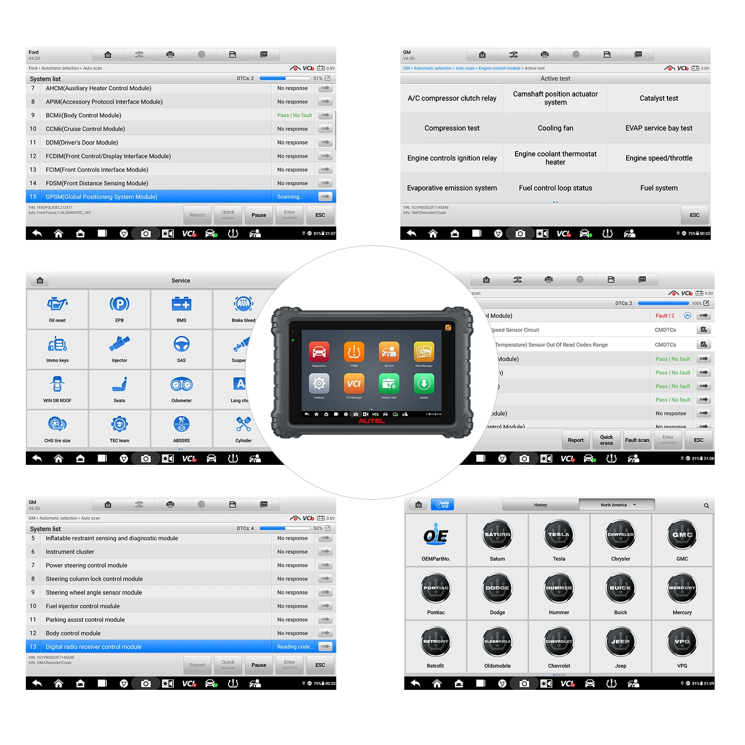 Autel MaxiCOM MK906S Pro2-TS MK906S Pro-TS Auto-TPMS-Programmierdiagnosetool ECU-Codierung aller Systeme OBD2-Diagnosescanner – Detail 34