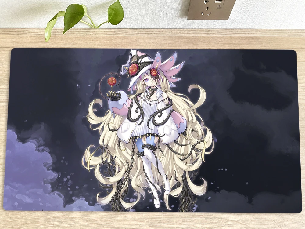 

YuGiOh Table Playmat Diabellze the Original Sinkeeper TCG CCG Коврик для торговых карточных игр Коврик для мыши Игровой игровой коврик Коврик для мыши и сумка