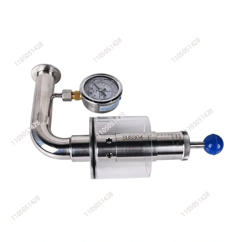 304 stainless steel beer fermentation tank exhaust valve, pressure gauge and pressure relief valve
