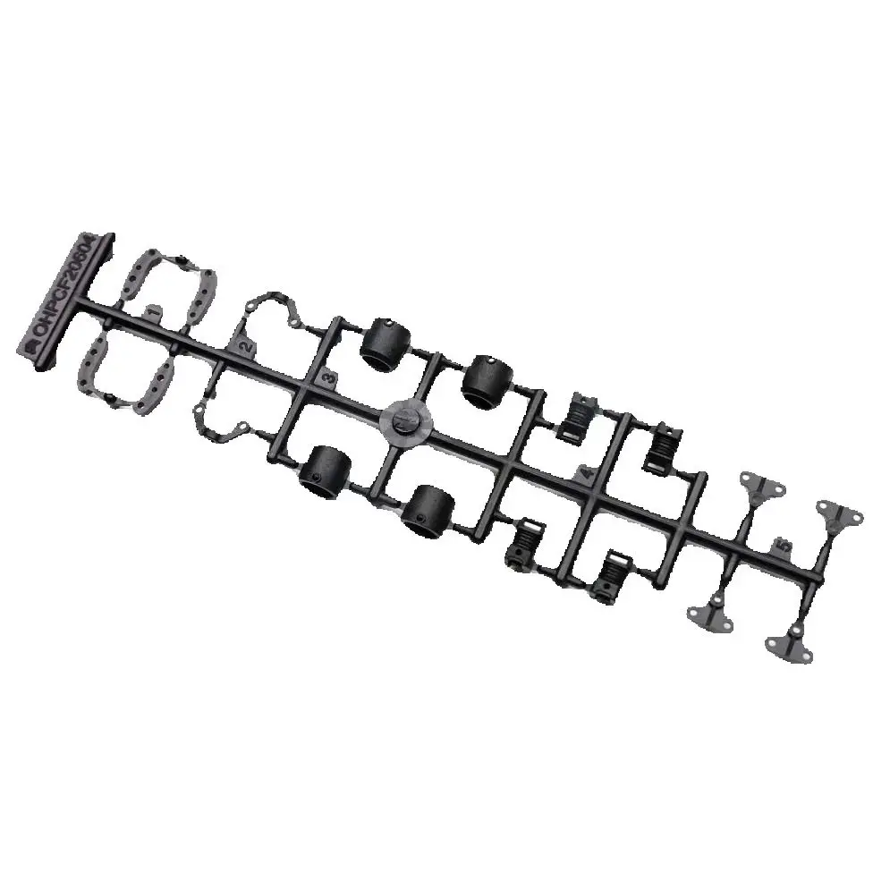 Model M02 Electric Rc Assembled 6X6 Military Truck Ta0078 Double Rear Axle Sleeve And Spring Shock Absorber Plastic Part