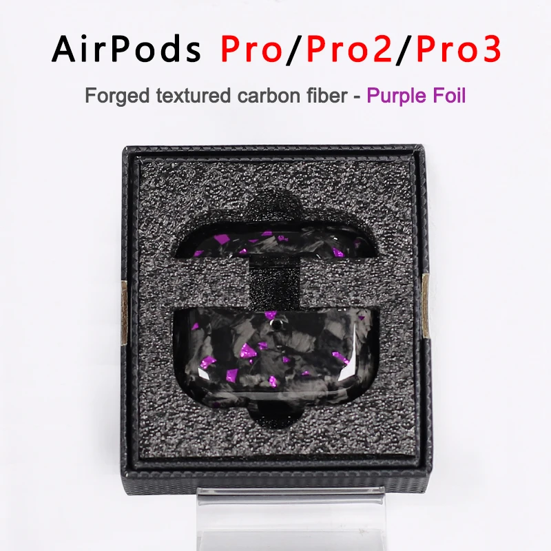 YTF-Carbon Carbonfaser-Hülle für AirPods Pro 3 Kabelloses Laden Bluetooth-Kopfhörer-Schutzhülle für AirPods Pro 2 Dünn und Leicht – Detail 17