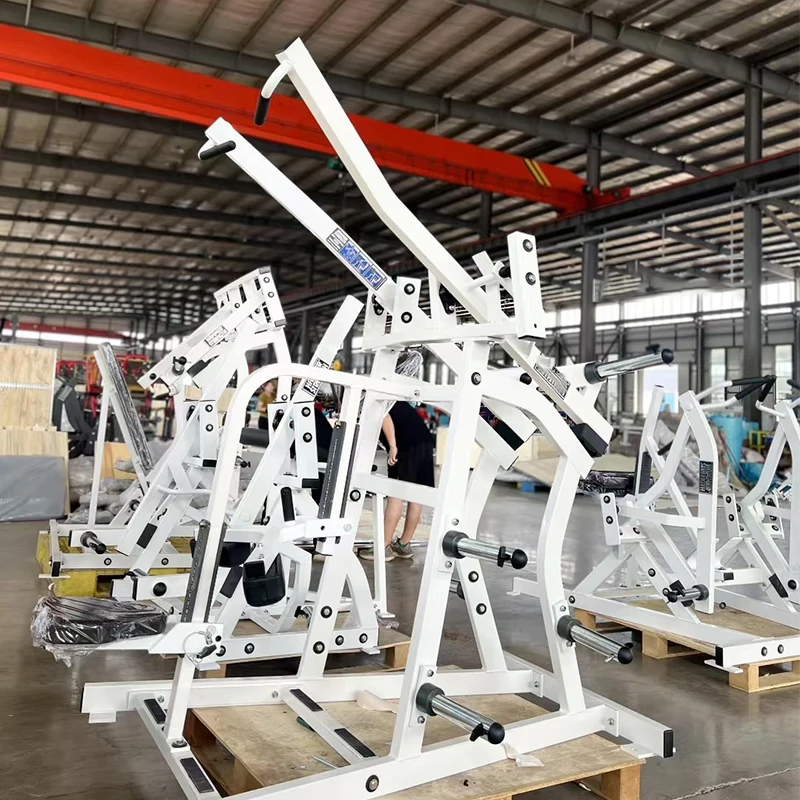 

Bodybuilding Pulldown Commercial Strength Gym Lat Pull Down Fitness Training Plate Loaded Iso-Lateral Wide Lat Pull Down