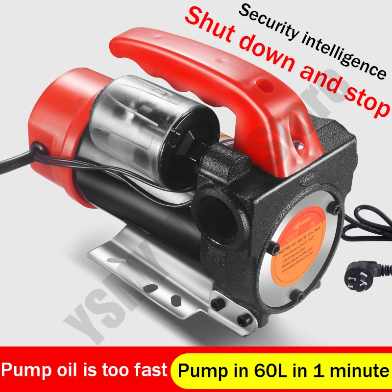 Electric Fuel Transfer Pump 12V/24V/220V 12GPM Convenient Diesel oil Fuel Dispenser automatic start-stop for diesel/kerosene/oil