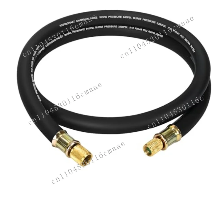 Vacuum hose Working pressure 600PSI, rupture pressure 3200PSI, R12 R134S R22 R404A R410A Refrigerant filling hose