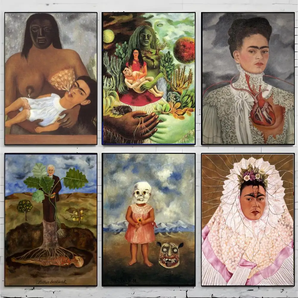Artist Painting Frida Kahlo Poster Superior Home Space  Indoor Decorative Art & Home Decor