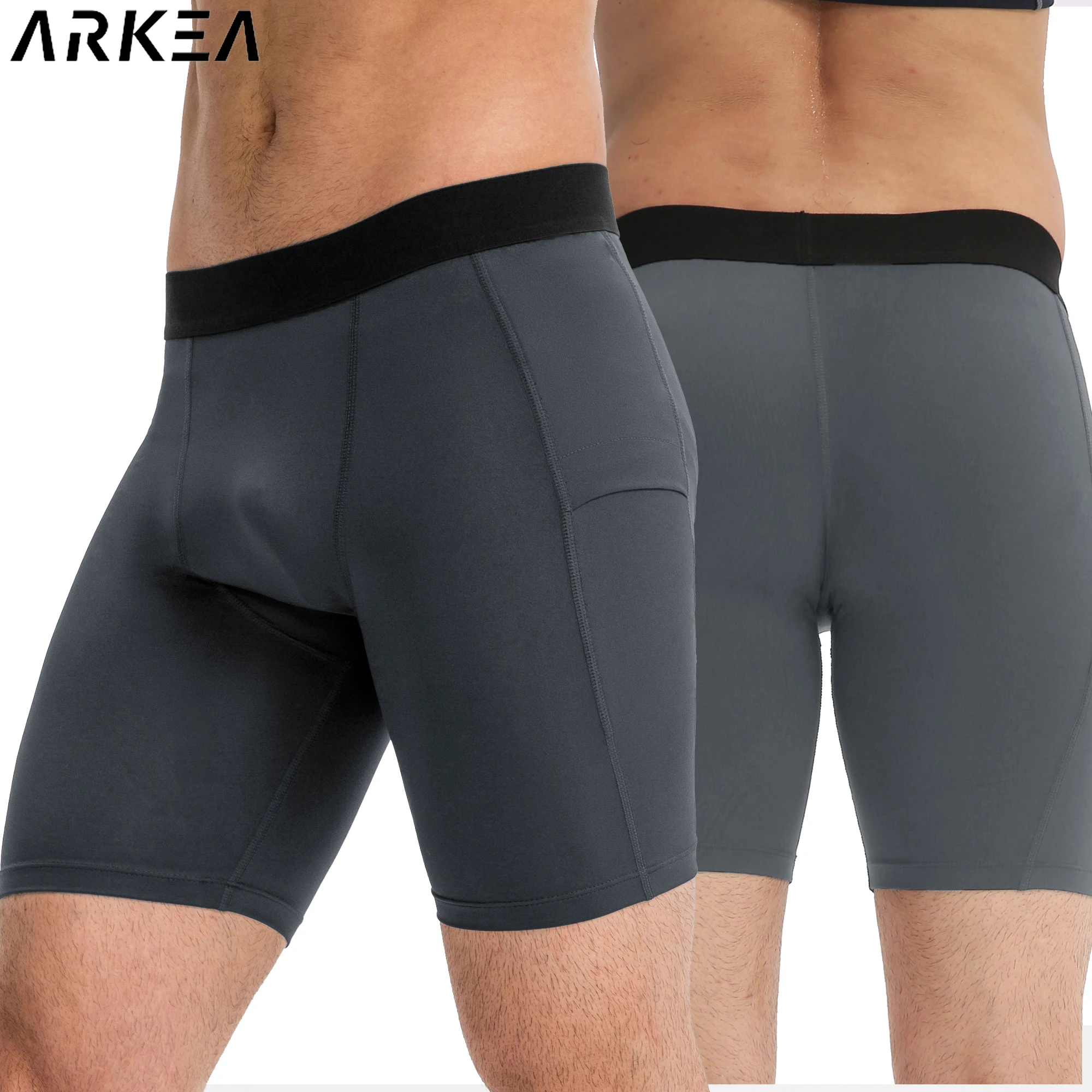 Sports Men Leggings Male Fitness Pants Elastic Compression Tights Gym Running Training Shorts Quick Drying Bottoming Shorts