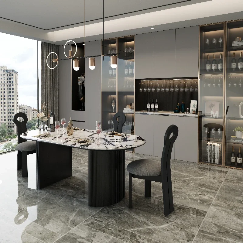 

Organizer Luxury Unique Dining Table Living Room Luxury Design Dining Table Restaurant Modern Mesas De Jantar Salon Furniture