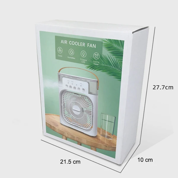 portable cold dc air water cooler home rechargeable air conditioner water mist air cooler aroma fragrance