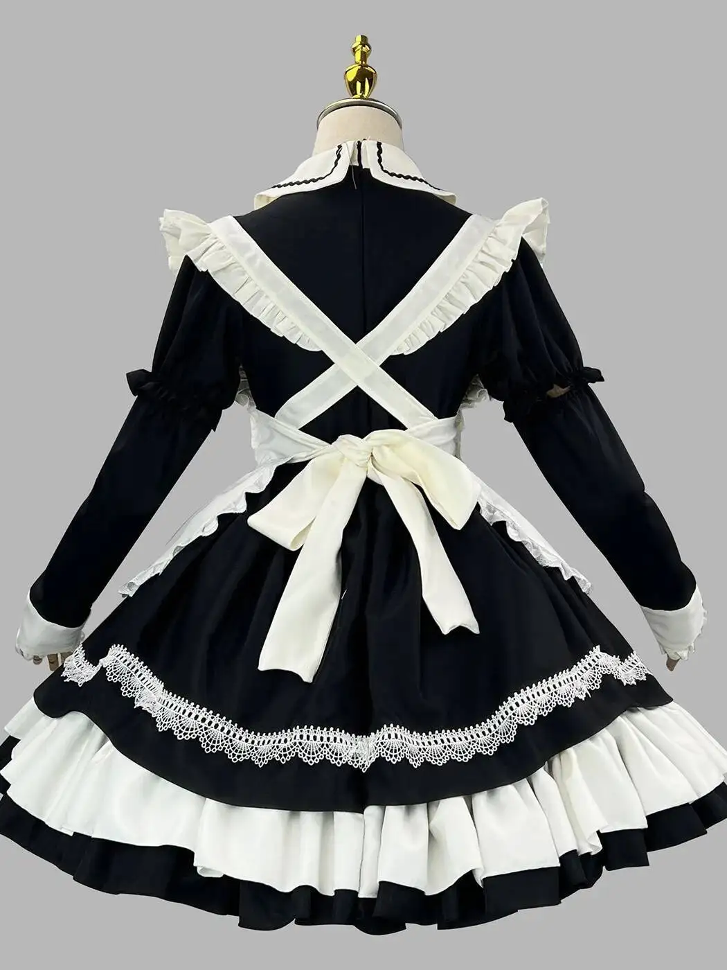 كوس كامل النتيجة خادمة كوس زي انفصال الأكمام لوليتا فستان أداء زي الإنترنت المشاهير البث المباشر زي