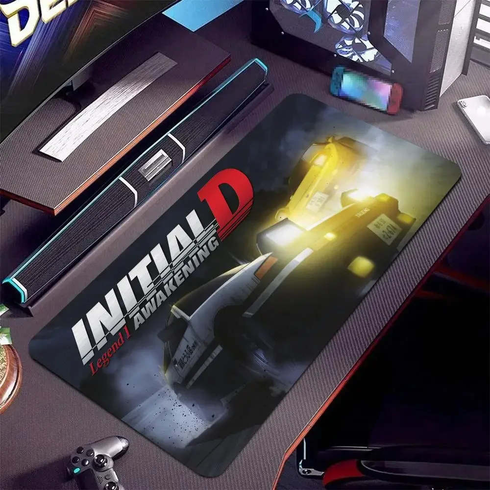 Alas Meja Keyboard Asli Seni Cetak HD Aksesori Kantor Alas Meja Initial D AE86 Alas Mouse Meja Komputer Alas Mouse Pc Besar