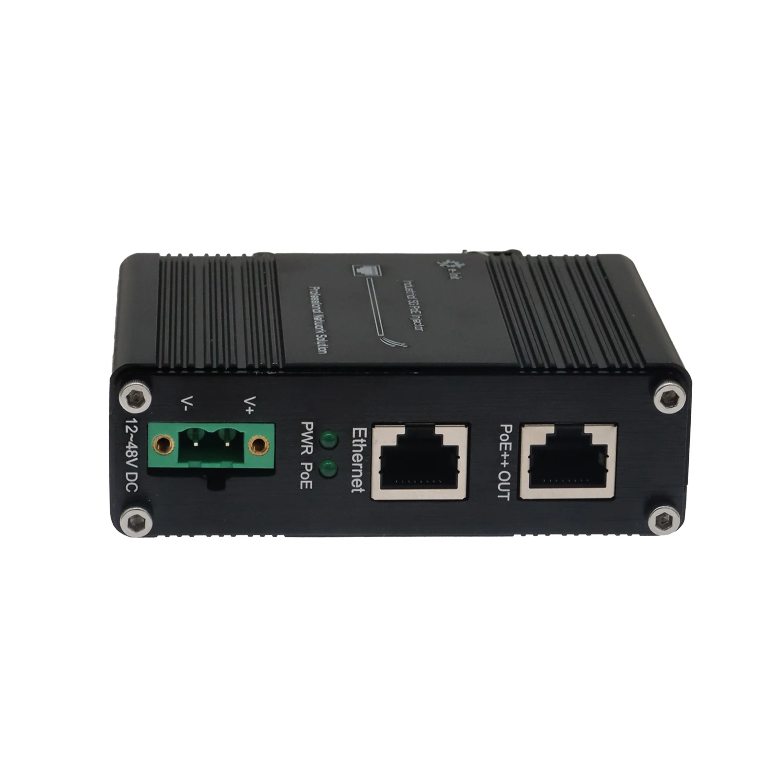محول حاقن صناعي 5G 95W 802.3bt PoE++ (12 ~ 48VDC).