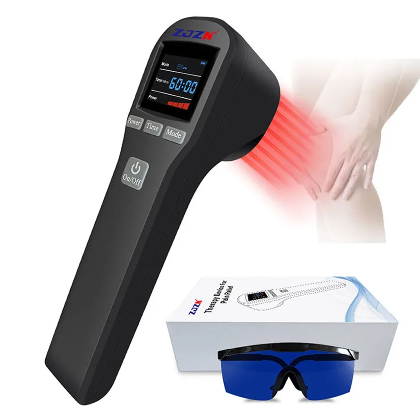 Cold low level laser therapy for knee pain relief arthritis healing anti-inflammation tissue repair 4x808nm+16x650nm 880mW