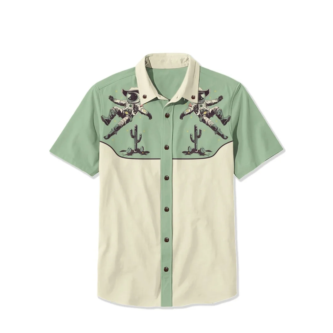 

Men's shirts Summer Casual Fashion Short Sleeved shirts men's Loose Hawaiian shirts y2k Casual men's Clothing shirts for man top
