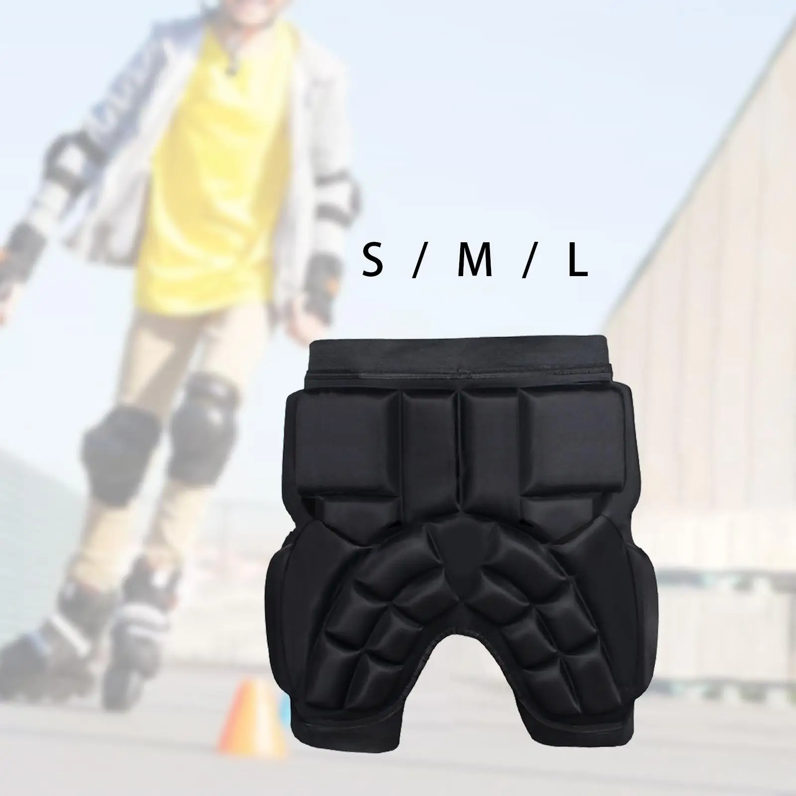 

Hip Guard Pad Protective Padded Support Gear for Skiing Snowboarding Cycling