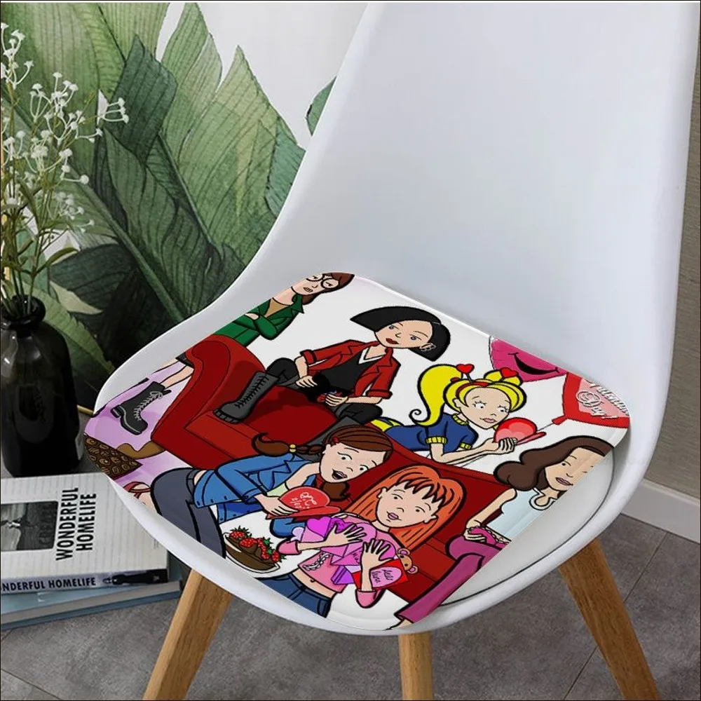 Anime D-DariaS Cushion Mat Creative Fabric Cushion Non-slip Living Room Sofa Decor Students Stool Tatami Office Chair Mat