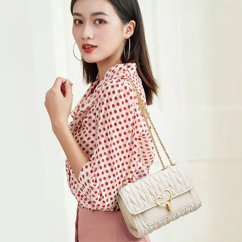 Genuine Leather Retro Niche Women's Shoulder Messenger women's Bag