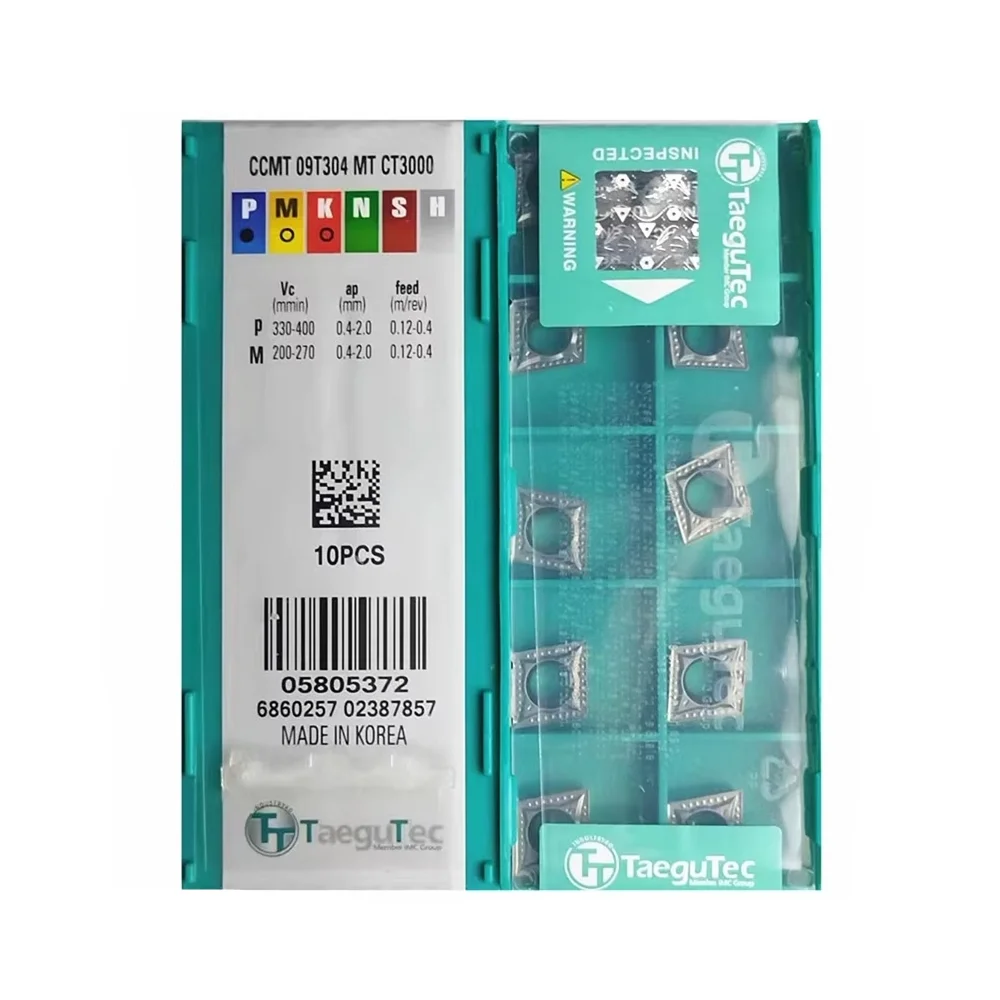 CCMT09T304 CCMT09T308 MT CT3000 Cermet Utensile per tornitura interna Inserti per tornitura di alta qualità Utensile per tornio in metallo Lavorazione dell'acciaio