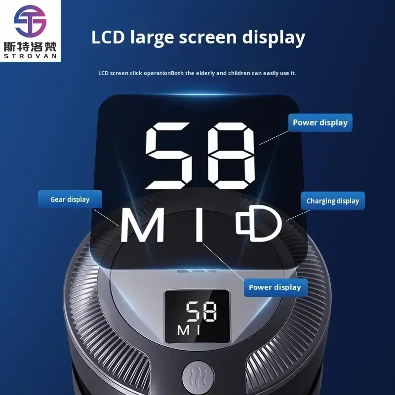 

STLF Commercial Air PurifiersDigital Display Air Purifier Home Desk Deodorizer Removes Formaldehyde Haze Odor Made of Plastic