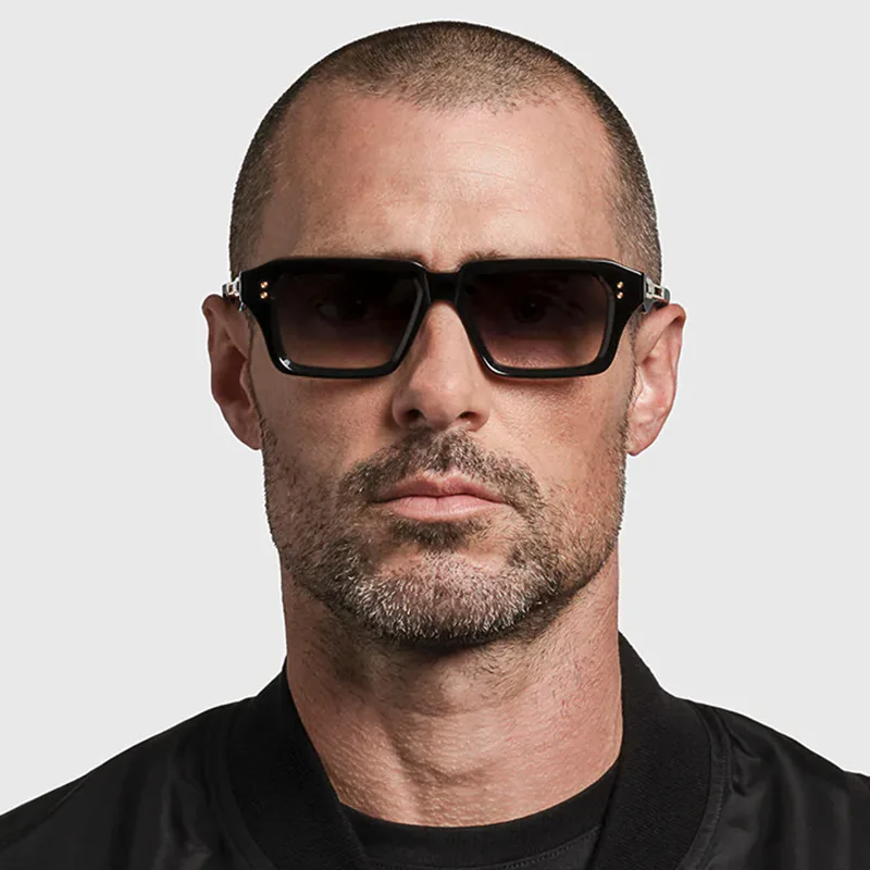 Classic Retro Square Frame Metal Sunglasses for Men Multi-Colour Fashion Outdoor Sports UV400 Ultraviolet Protection Eyewear