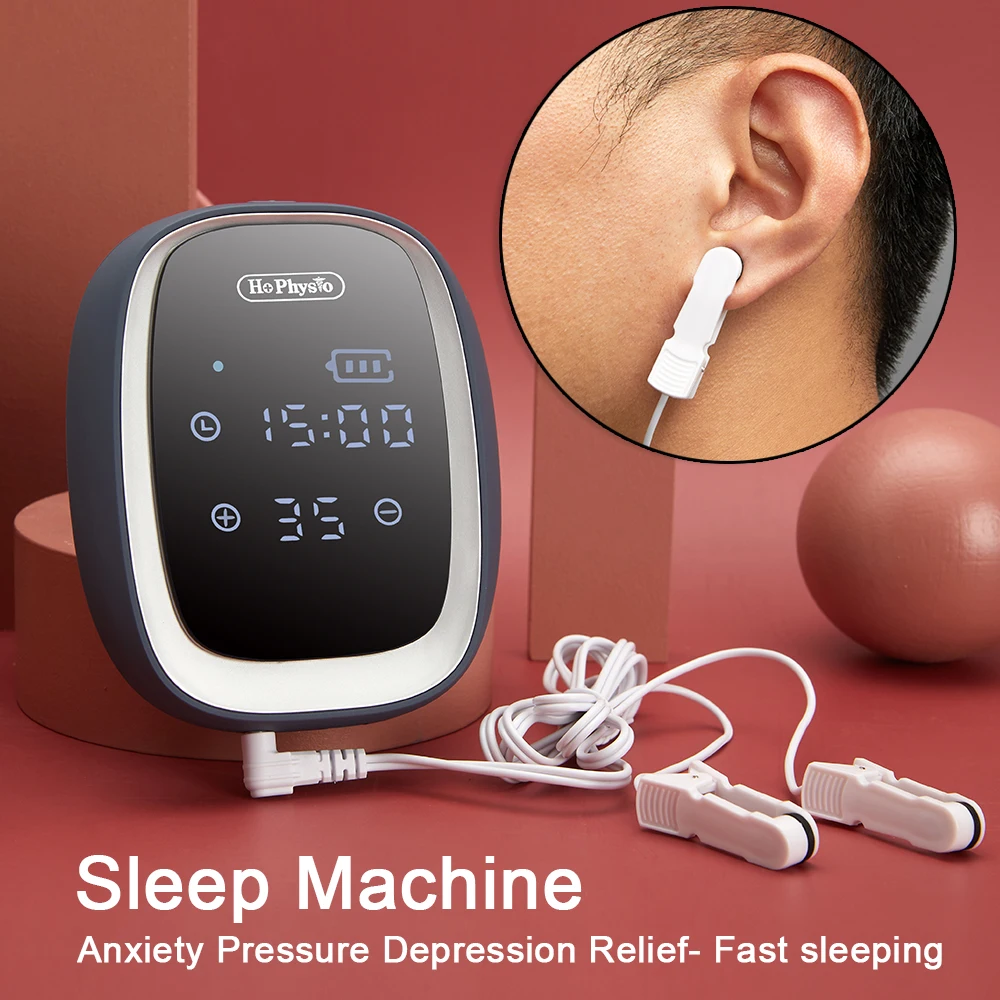 Effective Sleeping Aid Instrument Insomnia Device CES Therapy Sleep Helper EMS Anxiety Pressure Depress Relief Migraine Hypnosis