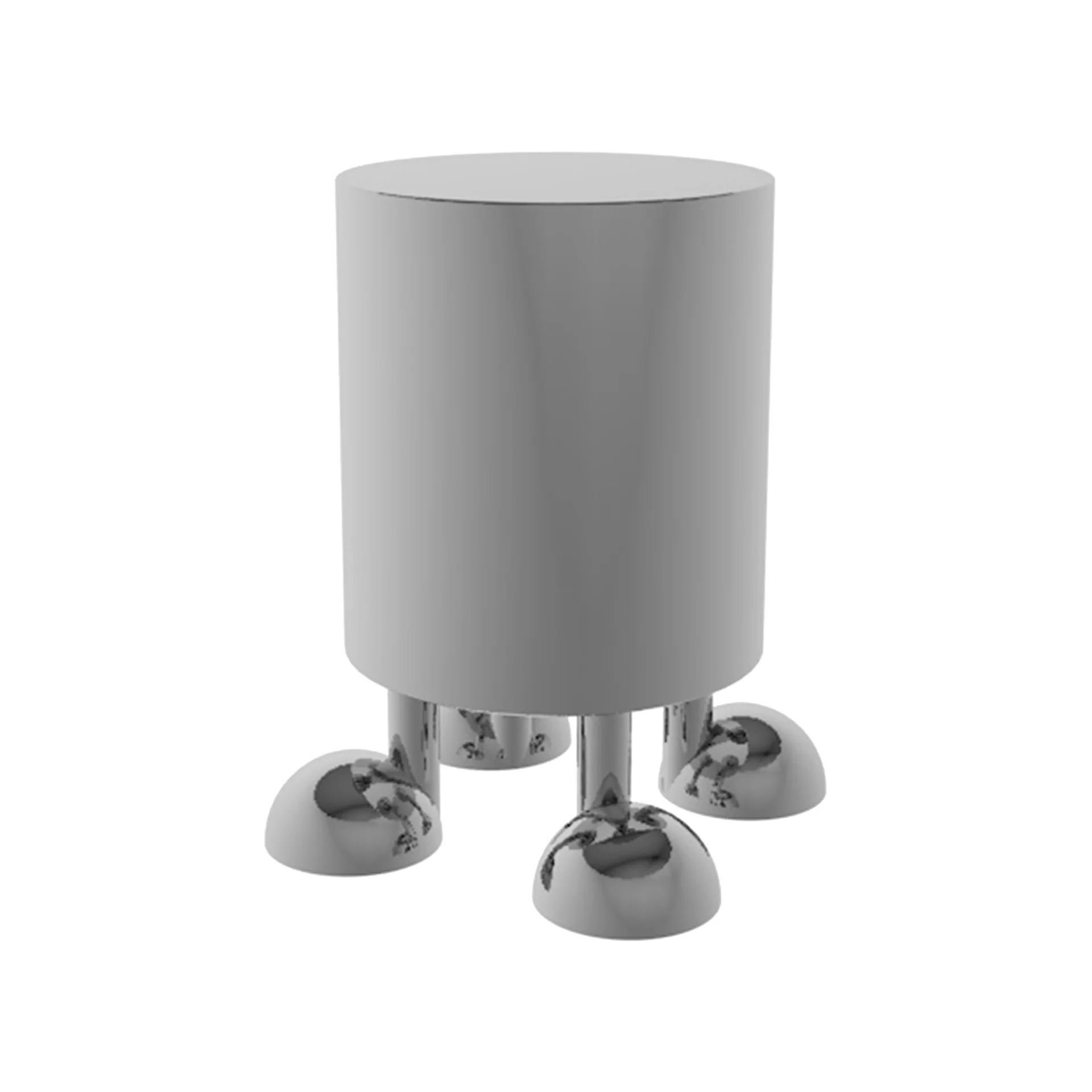 

Stainless steel, storage bucket, side table, sofa, corner table, bedroom, bedside table, simple