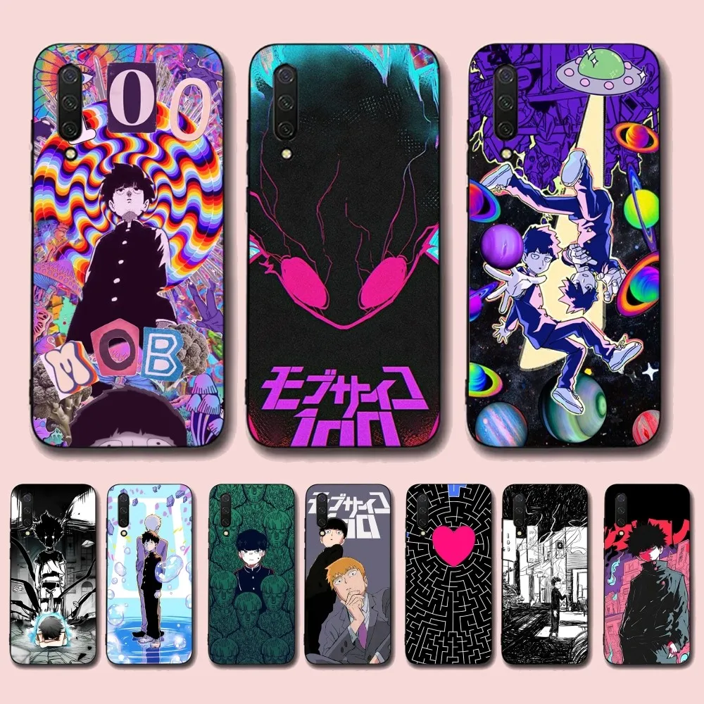 Mob Psycho 100 Shigeo Kageyama Phone Case For Xiaomi Mi 5X 8 9 10 11 12 Lite Pro 10T PocoX3pro PocoM3 Note 10 Pro Lite